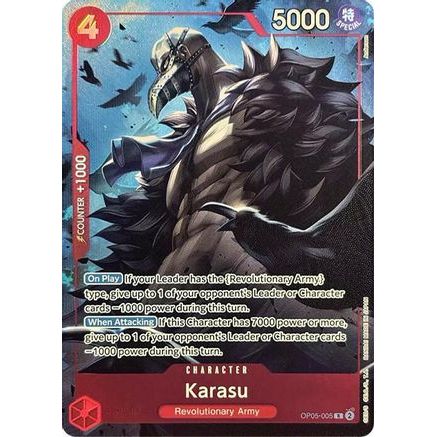Karasu (Premium Card Collection -Best Selection Vol. 2-) (OP05-005) - One Piece Promotion Cards Foil