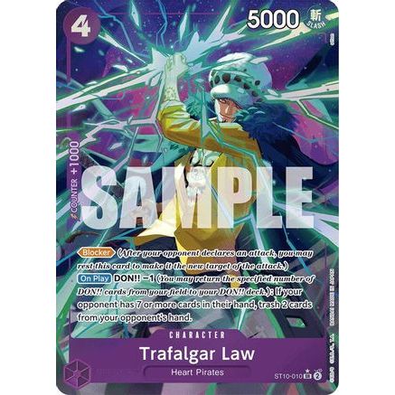 Trafalgar Law (ST10-010) (Alternate Art) (ST10-010) - Premium Booster -The Best- Foil