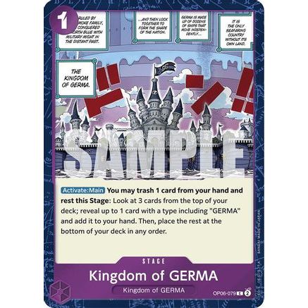 Kingdom of GERMA (Jolly Roger Foil) (OP06-079) - Premium Booster -The Best- Foil