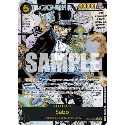 Sabo (OP04-083) (Manga) (OP04-083) - Premium Booster -The Best- Foil