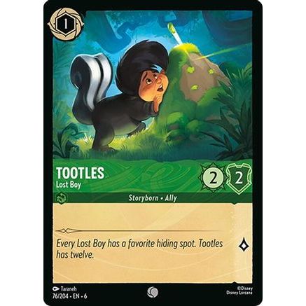Tootles - Lost Boy (76/204) - Azurite Sea Cold Foil