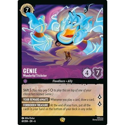 Genie - Wonderful Trickster (61/204) - Azurite Sea