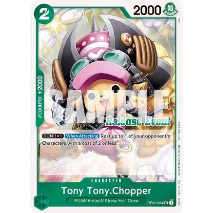 Tony Tony.Chopper (ST15 - ST20 Release Event Winner Pack) (OP02-034) - One Piece Promotion Cards Foil