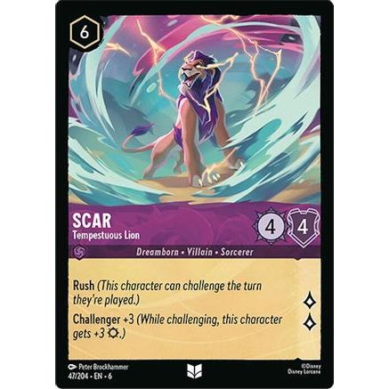 Scar - Tempestuous Lion (47/204) - Azurite Sea