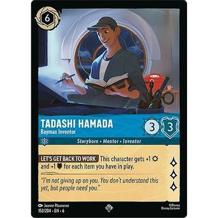 Tadashi Hamada - Baymax Inventor (153/204) - Azurite Sea Cold Foil
