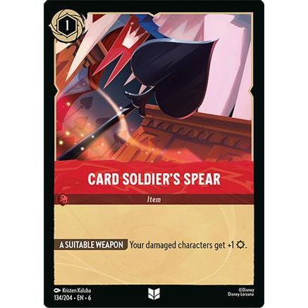 Card Soldier's Spear (134/204) - Azurite Sea Cold Foil