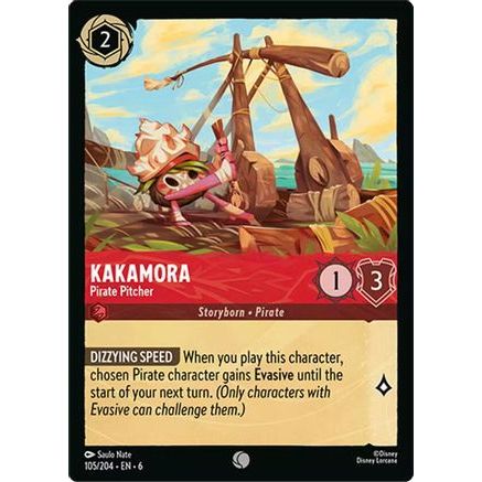 Kakamora - Pirate Pitcher (105/204) - Azurite Sea Cold Foil