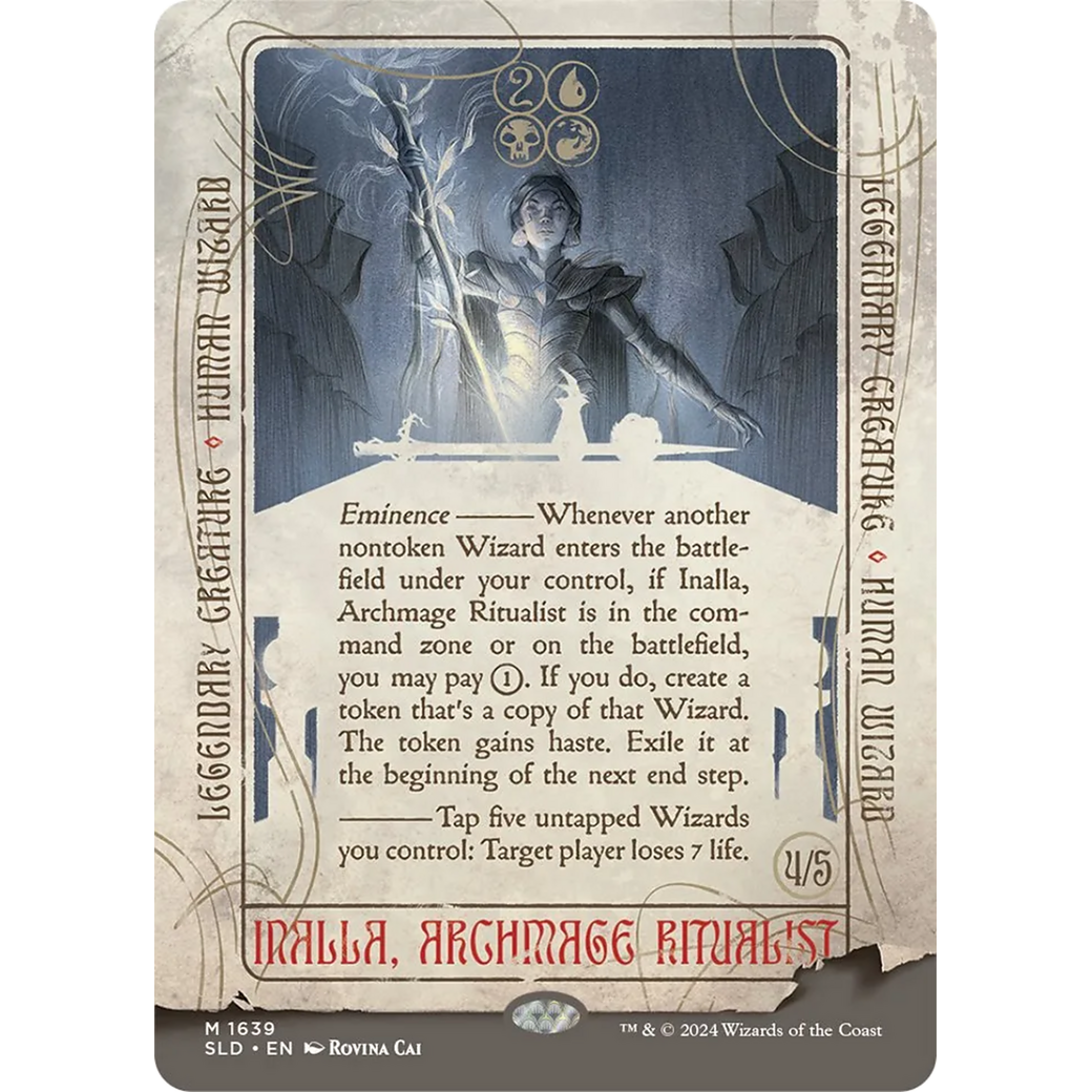 Inalla, Archmage Ritualist (SLD-1639) - Secret Lair Drop (Borderless)