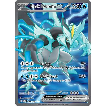 Black Kyurem ex - 218/191 218 - SV08 Surging Sparks Holofoil