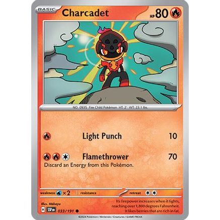 Charcadet - 033/191 33 - SV08 Surging Sparks Reverse Holofoil