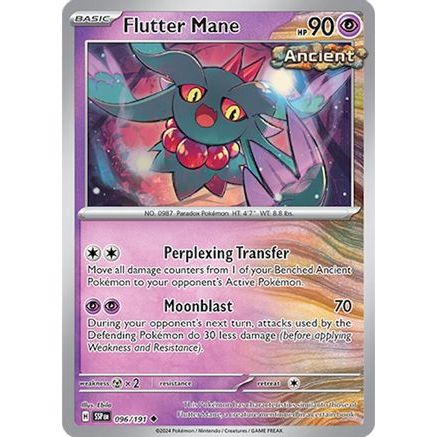 Flutter Mane 96 - SV08 Surging Sparks Reverse Holofoil