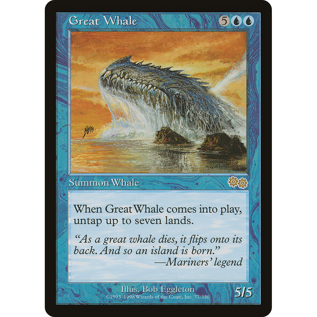 Great Whale (USG-077) - Urza's Saga