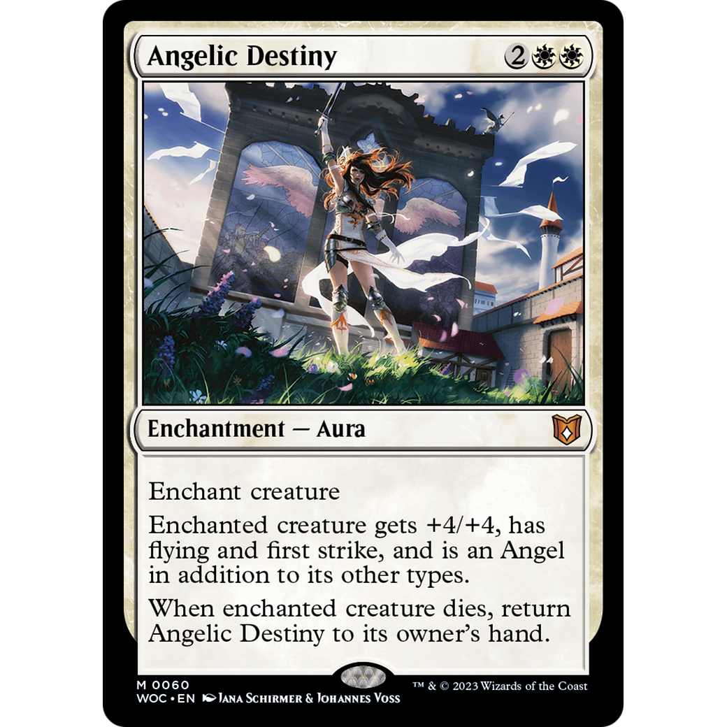 Angelic Destiny (WOC-060) - Wilds of Eldraine Commander