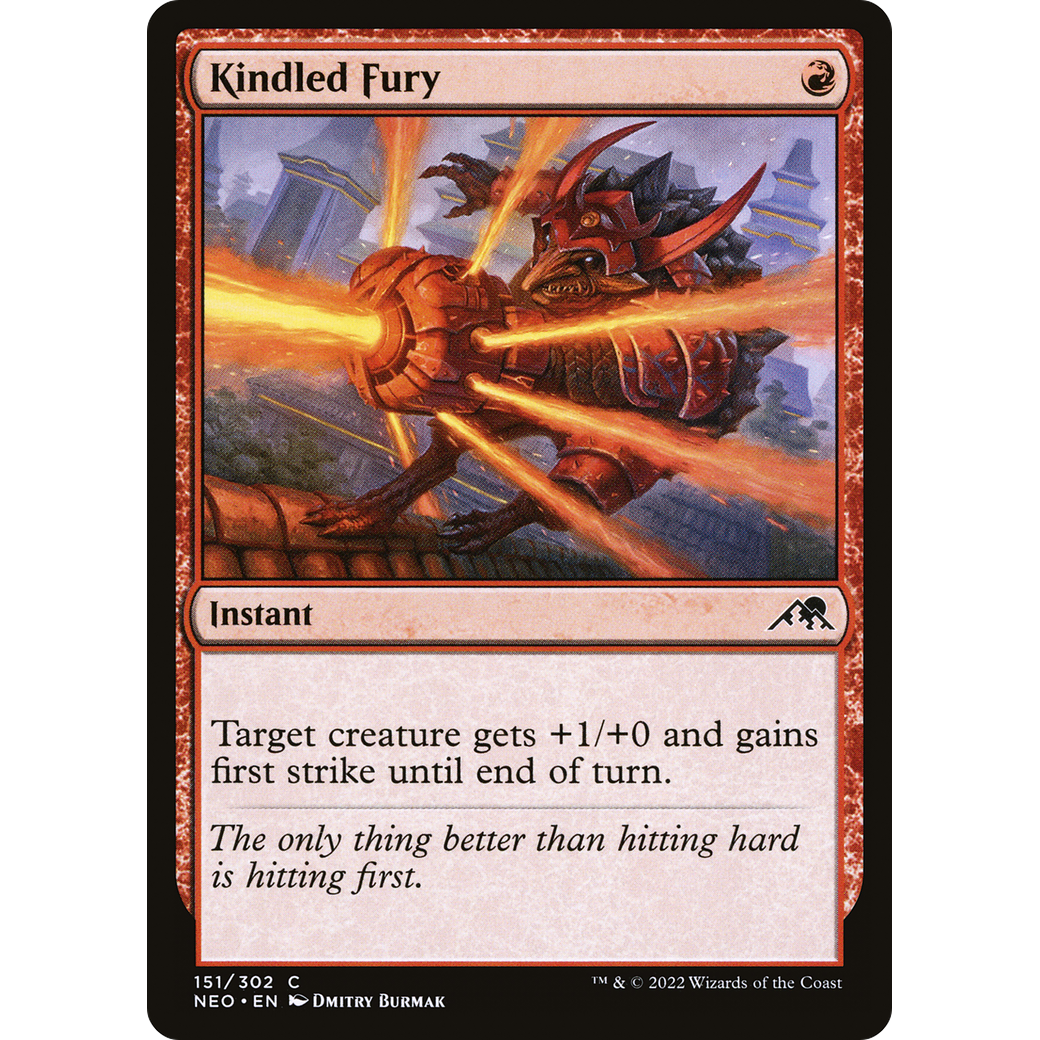 Kindled Fury (NEO-151) - Kamigawa: Neon Dynasty