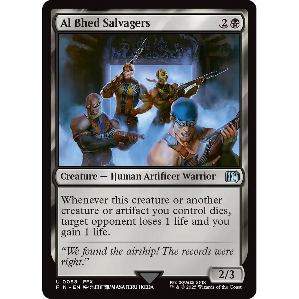 Al Bhed Salvagers (FIN-088) - FINAL FANTASY Foil