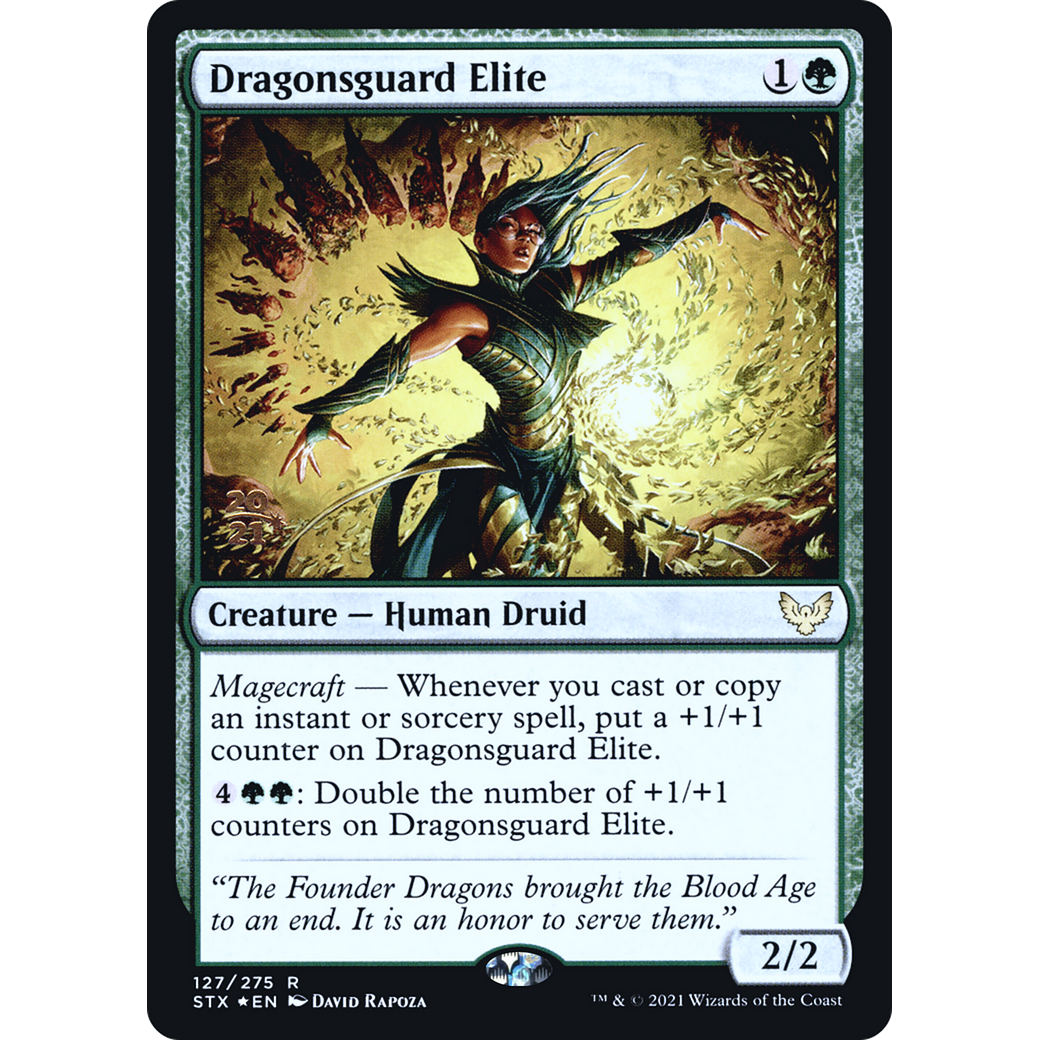 Dragonsguard Elite (PRE-127) - Strixhaven: School of Mages Promos Foil