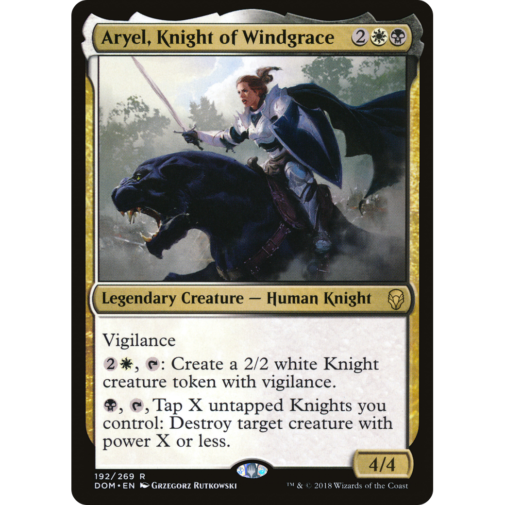 Aryel, Knight of Windgrace (DOM-192) - Dominaria Foil