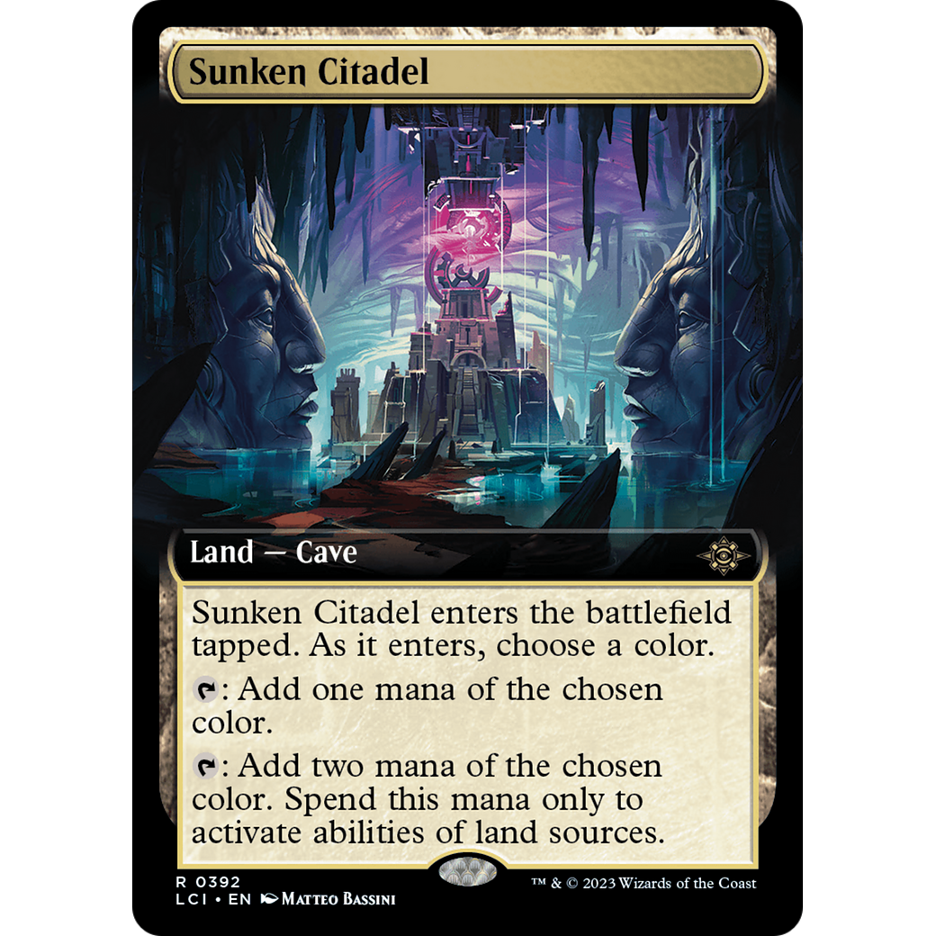 Sunken Citadel (LCI-392) - The Lost Caverns of Ixalan: (Extended Art)