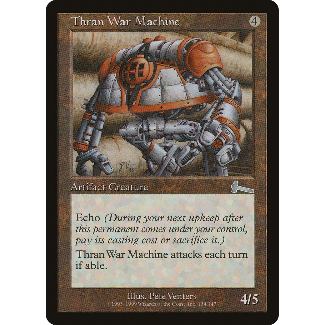 Thran War Machine (ULG-134) - Urza's Legacy Foil