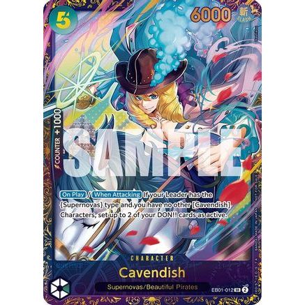 Cavendish (Treasure Cup 2024) (EB01-012) - One Piece Promotion Cards Foil