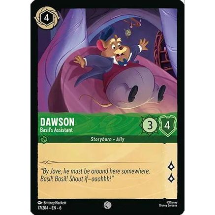 Dawson - Basil's Assistant (77/204) - Azurite Sea Cold Foil