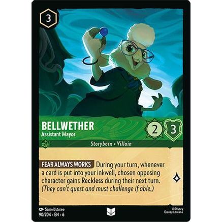 Bellwether - Assistant Mayor (90/204) - Azurite Sea Cold Foil