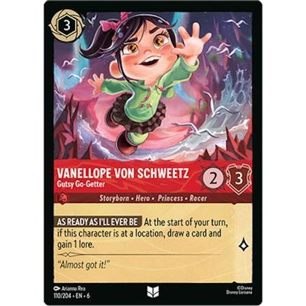 Vanellope von Schweetz - Gutsy Go-Getter (110/204) - Azurite Sea Cold Foil