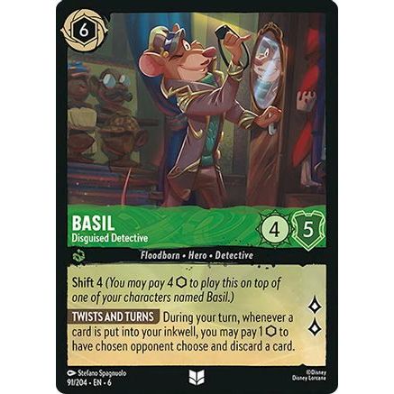 Basil - Disguised Detective (91/204) - Azurite Sea