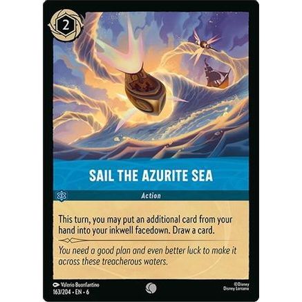 Sail the Azurite Sea (163/204) - Azurite Sea Cold Foil