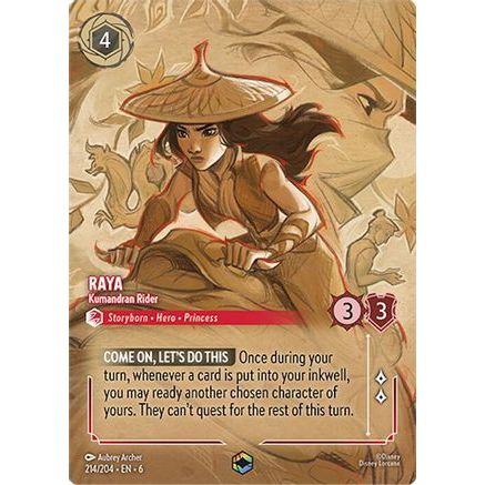 Raya - Kumandran Rider (Enchanted) (214/204) - Azurite Sea Holofoil