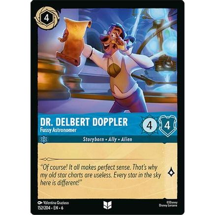 Dr. Delbert Doppler - Fussy Astronomer (152/204) - Azurite Sea Cold Foil