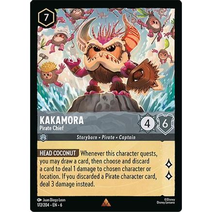 Kakamora - Pirate Chief (172/204) - Azurite Sea Cold Foil