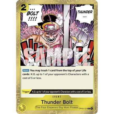 Thunder Bolt (Jolly Roger Foil) (OP03-121) - Premium Booster -The Best- Foil