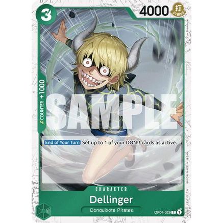 Dellinger (Jolly Roger Foil) (OP04-029) - Premium Booster -The Best- Foil
