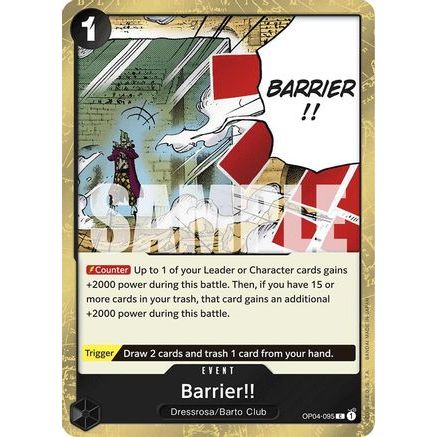 Barrier!! (Jolly Roger Foil) (OP04-095) - Premium Booster -The Best- Foil