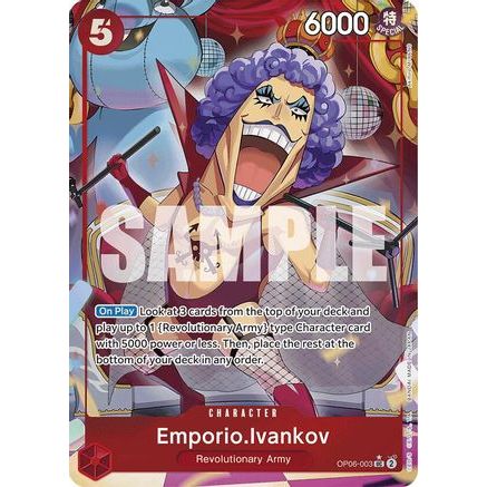Emporio.Ivankov (Full Art) (OP06-003) - Premium Booster -The Best- Foil