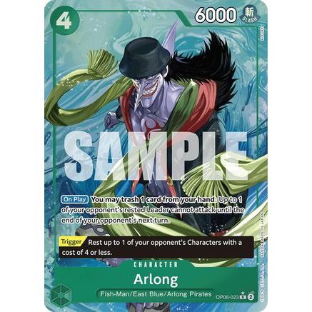 Arlong (Alternate Art) (OP06-023) - Premium Booster -The Best- Foil