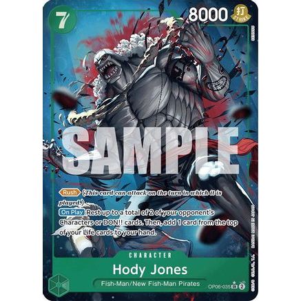 Hody Jones (Alternate Art) (OP06-035) - Premium Booster -The Best- Foil