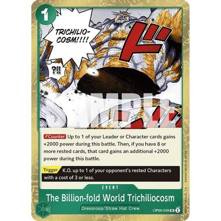 The Billion-fold World Trichiliocosm (Jolly Roger Foil) (OP06-038) - Premium Booster -The Best- Foil
