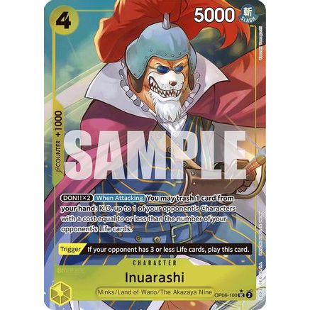 Inuarashi (Full Art) (OP06-100) - Premium Booster -The Best- Foil