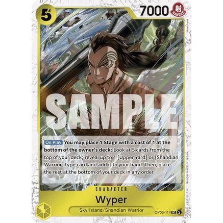 Wyper (Jolly Roger Foil) (OP06-114) - Premium Booster -The Best- Foil