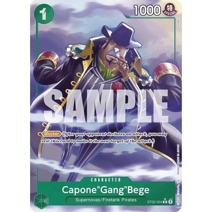 Capone"Gang"Bege (ST02-004) (Alternate Art) (ST02-004) - Premium Booster -The Best- Foil