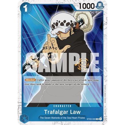 Trafalgar Law (ST03-008) (Jolly Roger Foil) (ST03-008) - Premium Booster -The Best- Foil