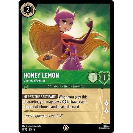 Honey Lemon - Chemical Genius (11) - Disney Lorcana Promo Cards Cold Foil