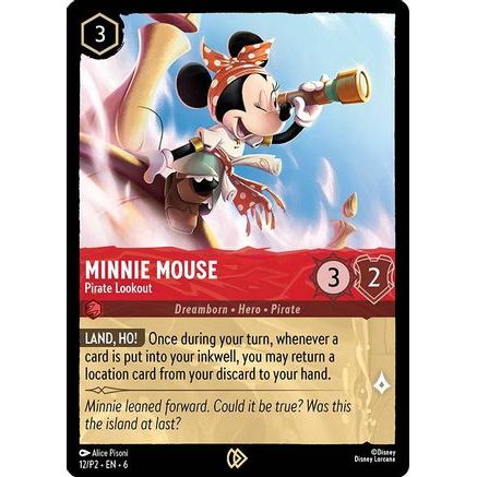 Minnie Mouse - Pirate Lookout (12) - Disney Lorcana Promo Cards Cold Foil