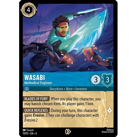 Wasabi - Methodical Engineer (13) - Disney Lorcana Promo Cards Cold Foil