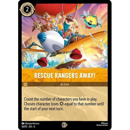 Rescue Rangers Away! (10) - Disney Lorcana Promo Cards Cold Foil