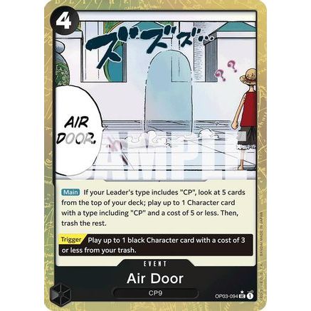 Air Door (Textured Foil) (OP03-094) - Premium Booster -The Best- Foil
