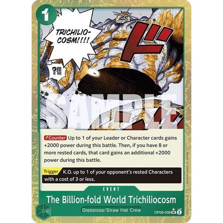 The Billion-fold World Trichiliocosm (Textured Foil) (OP06-038) - Premium Booster -The Best- Foil