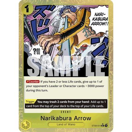Narikabura Arrow (Textured Foil) (ST09-014) - Premium Booster -The Best- Foil